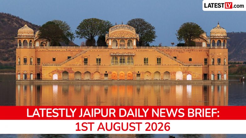 Jaipur Latest News Today on August 1st, 2026: Peace Conference, Student Protest Ends &amp; LPG Prices Cut