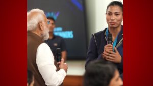 sports-PM Narendra Modi Hails Lovlina Borgohain's 'Extraordinary' National Pride in Glasgow Map Row (Watch Video)