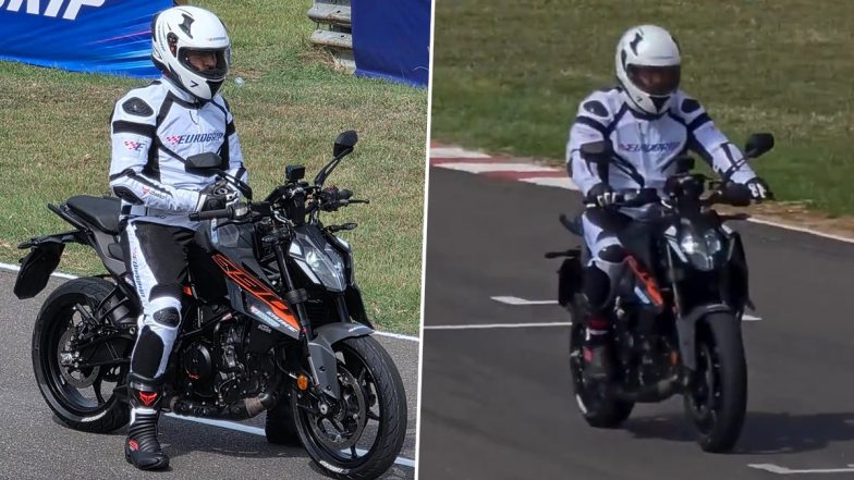 Viral Video Shows MS Dhoni Riding Superbike at Madras International Circuit