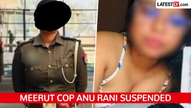 Anu Rani Viral Video: Meerut Cop Who Arrested Muskan Rastogi in 'Blue Drum' Murder, Suspended Over 'Obscene' Clip
