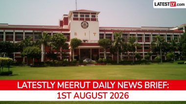 Meerut Latest News Today on August 1st, 2026: Kanwar Yatra, Namo Bharat & Tragic Shooting