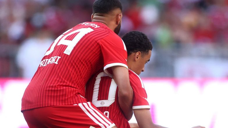 Ismael Saibari Rushes to Aid Teammate Jamal Musiala After Midfielder Collapses from Heat in Bayern Munich Pre-Season Club Friendly (Watch Video)