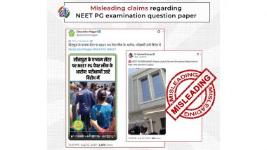 NEET PG 2026 Paper Leak Rumours Debunked: PIB Clarifies No Paper Leak Occurred in Jaipur