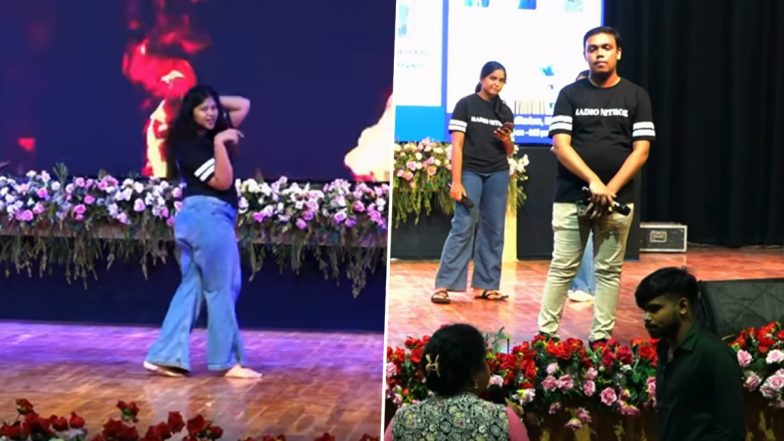 NIT Durgapur Induction 2026 Viral Video: Professor Gets Angry as Students Dance To 'Chikni Chameli' and Other Songs