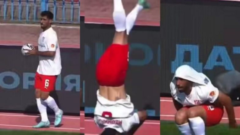 Nader Mohammadi's Viral Flip Throw-In Assist for Spartak Kostroma (Watch Video)
