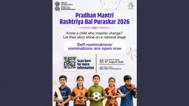When Is the Last Date To Apply for PM Rashtriya Bal Puraskar 2026