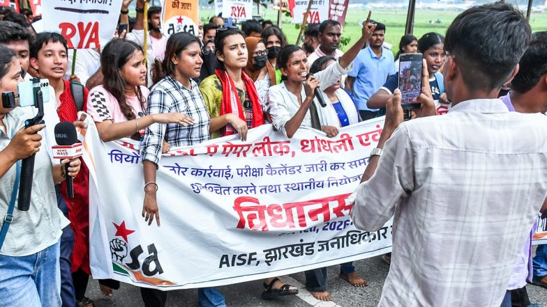 Jharkhand Student Protest: Former JPSC Chairperson L Khiangte Arrested by CID Amid CBI Probe Demand