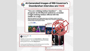 Did RBI Governor Sanjay Malhotra Walk out of Doordarshan's 'DD Morning Show'? Here Is the Truth