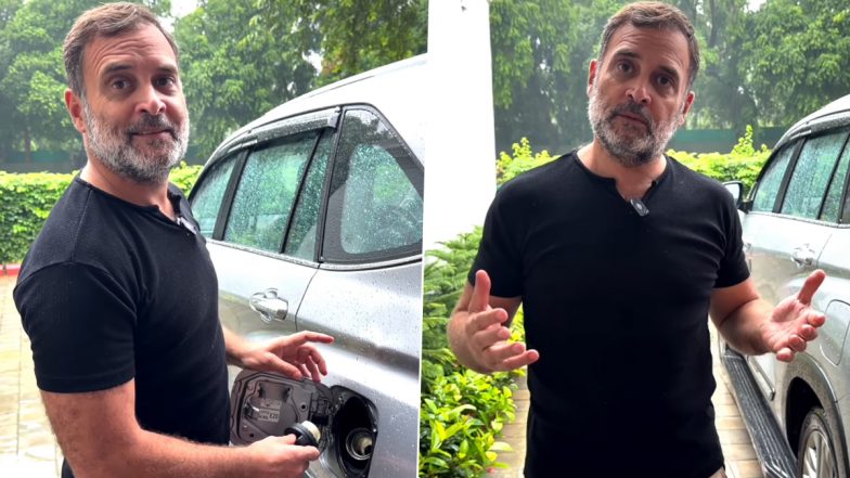 Rahul Gandhi Announces Major Congress Campaign Against Centre's E20 Fuel Policy (Video)