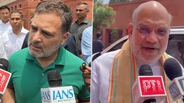 &lsquo;Not Interested in Lectures&rsquo;: Rahul Gandhi&rsquo;s Reply to Amit Shah&rsquo;s Debate Offer; Takes &lsquo;Mouse&rsquo; Jibe at Media (Video)