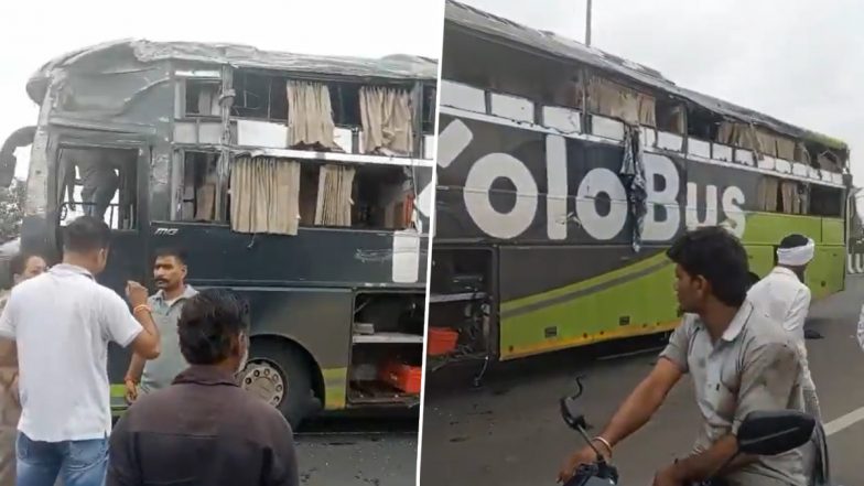 Rajgarh Accident: 4 Killed, 11 Injured As Sleeper Bus Crashes Into Bridge Wall in MP