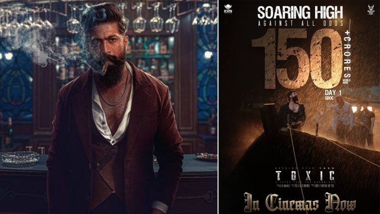 Box Office: Rocking Star Yash&rsquo;s &lsquo;Toxic&rsquo; Roars With INR 108 Crore on Day 1 and INR 150 Crore Worldwide; Overtakes &lsquo;KGF 2&rsquo; Hindi Nett