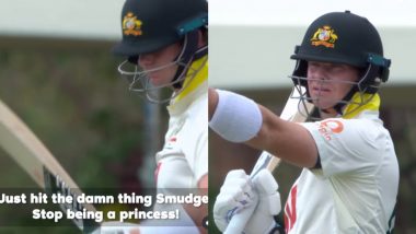 Steve Smith Grilled by Fan as 'Princess' for Halting Play in AUS vs BAN 1st Test in Darwin (Watch Video)
