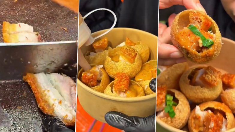 Thailand's Pork Pani Puri: Viral Thai Fusion Street Food Video Triggers Culinary Debate Online