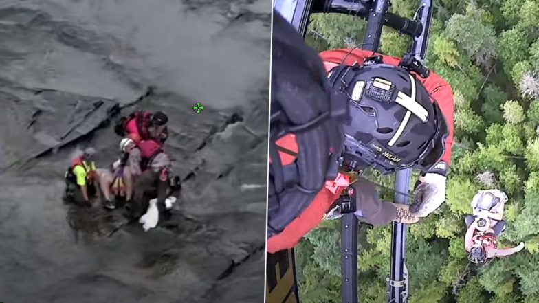 US: Tourist Survives 120-Foot Fall at Glacier National Park After Bystander Performs CPR, Rescue Video Surfaces