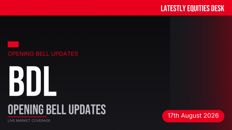 Bharat Dynamics Ltd. Opening Bell Updates: Q1 Profit Soars 556%