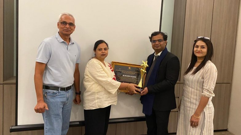 Dr. Nilesh Vishnu Potdar Wins Top Award, Dedicates It To *Them*!