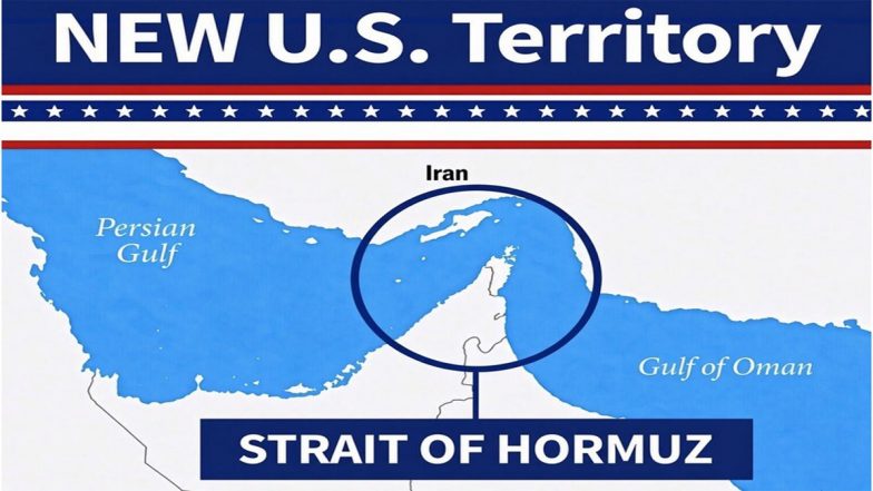 Donald Trump Posts AI Image Calling Strait of Hormuz &lsquo;NEW US Territory&rsquo; Amid Iran Tensions