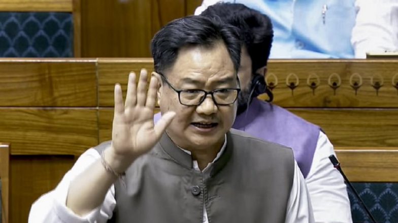 &lsquo;Demanding a Discussion and Then Fleeing Is Behaviour of a Coward&rsquo;: Kiren Rijiju Hits Back at Rahul Gandhi