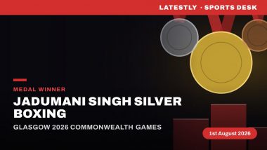 Jadumani Singh Wins Silver Medal at Commonwealth Games 2026 in Men's 55kg Boxing