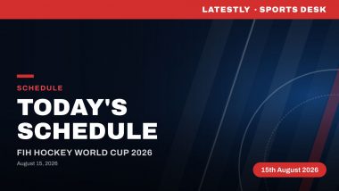 FIH Hockey World Cup 2026 Schedule Today (August 15): Men&rsquo;s and Women&rsquo;s Match Timings in IST, Venues, Groups
