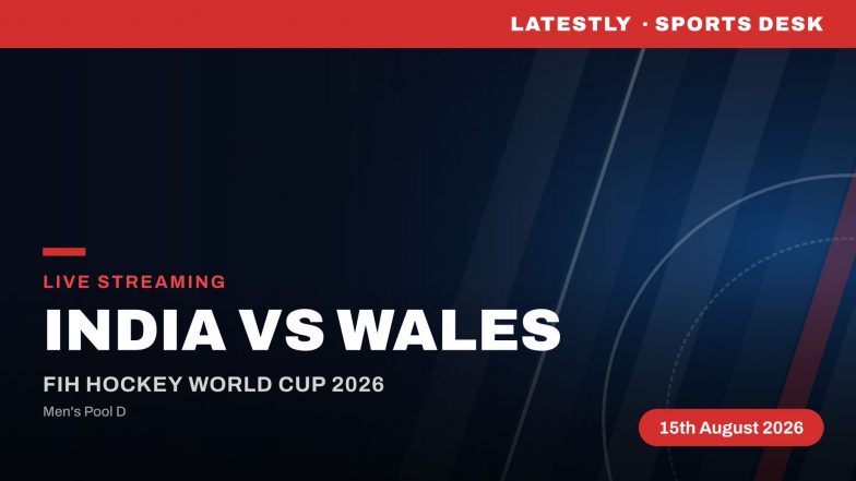 India vs Wales Men's FIH Hockey World Cup 2026 Live Streaming: How to Watch Online and TV
