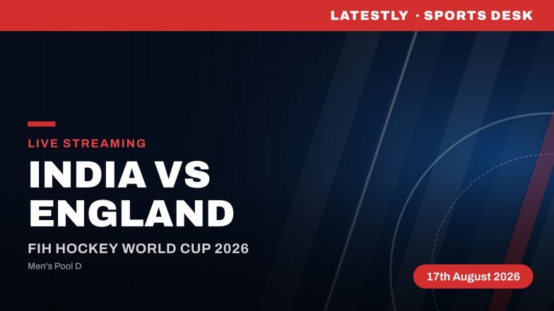 India vs England Men's FIH Hockey World Cup 2026 Live Streaming: How to Watch Online and TV