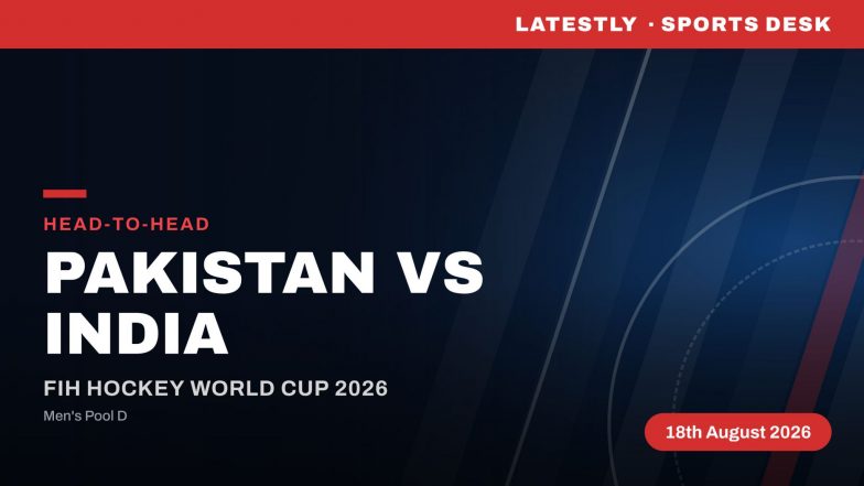 India vs Pakistan Head-to-Head Record, Men's FIH Hockey World Cup 2026: Stats, Previous Results and Preview