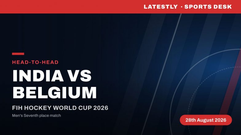 India vs Belgium Head-to-Head Record, Men's FIH Hockey World Cup 2026: Stats, Previous Results and Preview