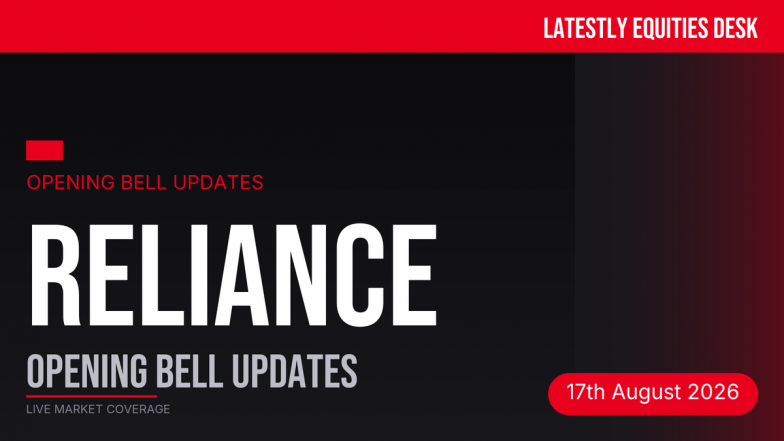 Reliance Industries Opening Bell Updates: Global Cues &amp; Domestic Catalysts