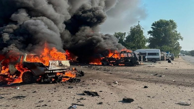 Russian Missile Strike on Kharkiv Village Kills 10, Wounds 8 as Ukraine-Russia Aerial Attacks Escalate
