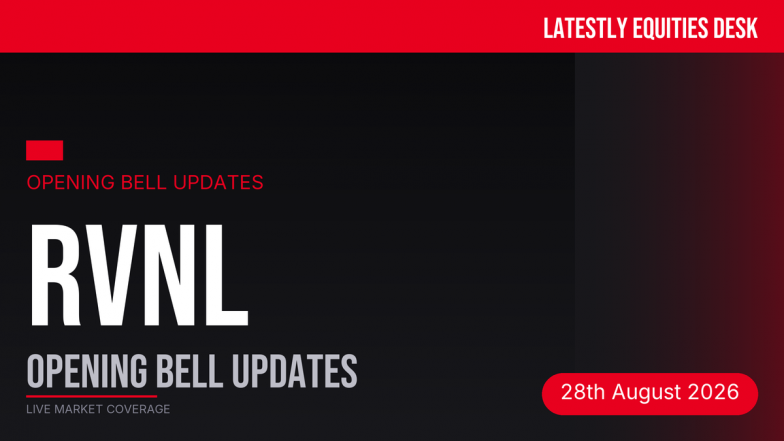 Rail Vikas Nigam Opening Bell Updates: NSE Fine, Dividend Approved in Focus