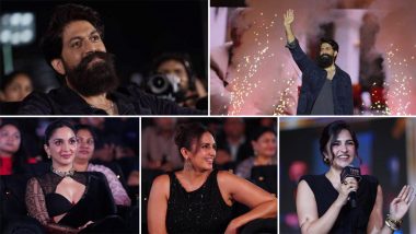 'Toxic' Pre-Release Event in Hyderabad: Rocking Star Yash and Team Celebrate With 45,000+ Fans (Watch Full Video)