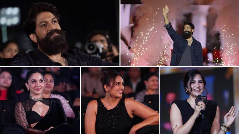 'Toxic' Pre-Release Event in Hyderabad: Rocking Star Yash and Team Celebrate With 45,000+ Fans (Watch Full Video)