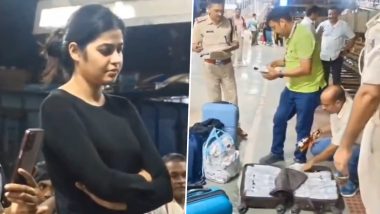 Samastipur: Neha Jha Arrested With 75 Litres of Liquor in 1st AC Coach, Police Probe Network (Video)
