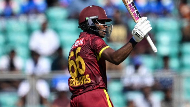 Justin Greaves Hits Maiden One-Day International Century For West Indies, Achieves Feat During IND vs WI 1st ODI 2026