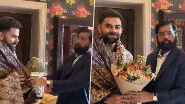 Virat Kohli Meets Maharashtra Deputy CM Eknath Shinde on 'Goodwill Visit' in London