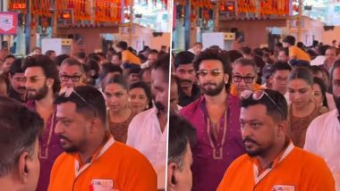 Ranveer Singh, Deepika Padukone Seek Blessings at Mumbai&rsquo;s Siddhivinayak Temple Ahead of Second Baby&rsquo;s Arrival