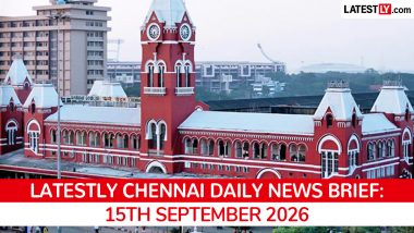 Chennai Latest News Today on September 15th, 2026: CM Vijay's Vision, PM Modi's Projects & Power Cuts