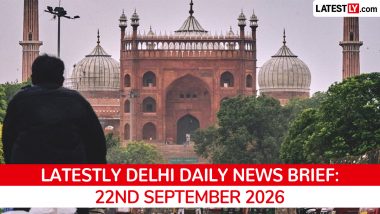 Delhi Latest News Today on September 22nd, 2026: Crime Surge, Solar Scheme & Infrastructure Updates