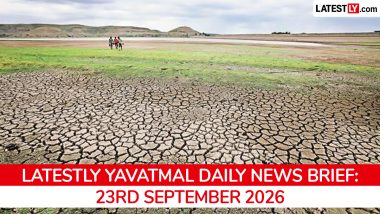 Yavatmal Latest News Today on September 23rd, 2026: Drought Crisis, IIT Suicide & Local Accidents