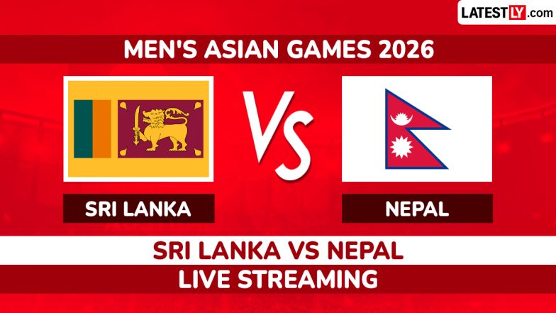 Sri Lanka vs Nepal Live Streaming and Free Telecast of Men's Asian Games 2026 Cricket in India