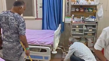 Man Brings Snake to Firozabad Hospital After Snakebite, Panic Engulfs After Reptile Escapes From Box (Video)