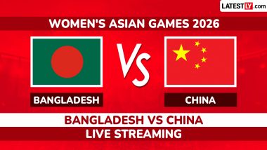 Bangladesh vs China, Live Streaming and Free Telecast of Women&rsquo;s Asian Games 2026 Cricket Match in India