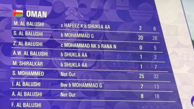 Fan Spots Bizarre Coincidence As Oman Fields 7 Players With Same Surname During Asian Games 2026 Cricket Match