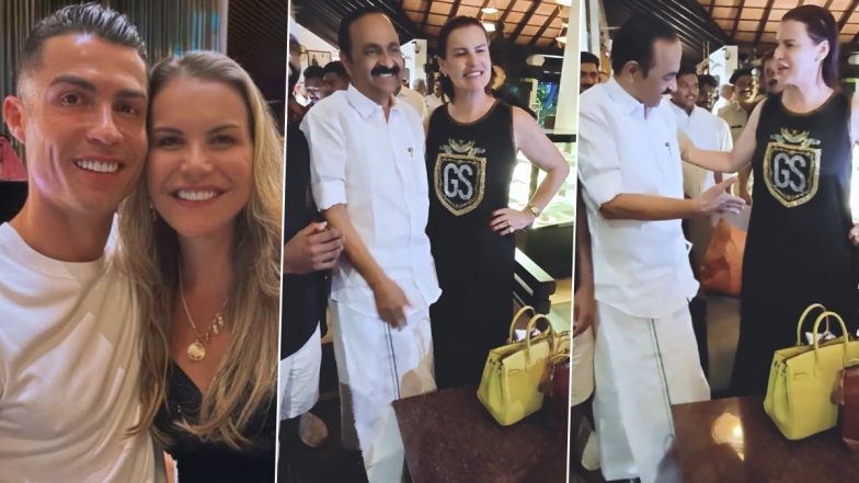 Cristiano Ronaldo&rsquo;s Sister Elma Aveiro Visits Kerala, Meets CM VD Satheesan