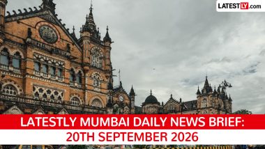 Mumbai Latest News Today on September 20th, 2026: IIT Bombay Incident, Lalbaugcha Raja Accidents & Metro Disruptions