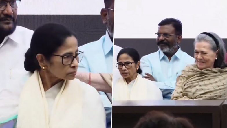 Sonia Gandhi-Mamata Banerjee Moment at INDIA Bloc Meet Goes Viral