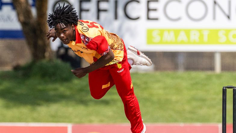 Newman Nyamhuri Claims Maiden Five-Wicket Haul, Achieves Feat During ZIM vs AUS 1st ODI Match