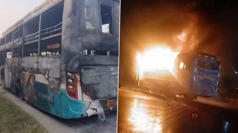 Greater Noida Bus Fire: Driver Called Burning Smell &lsquo;Common&rsquo; Before Blaze Killed 9, FIR Says